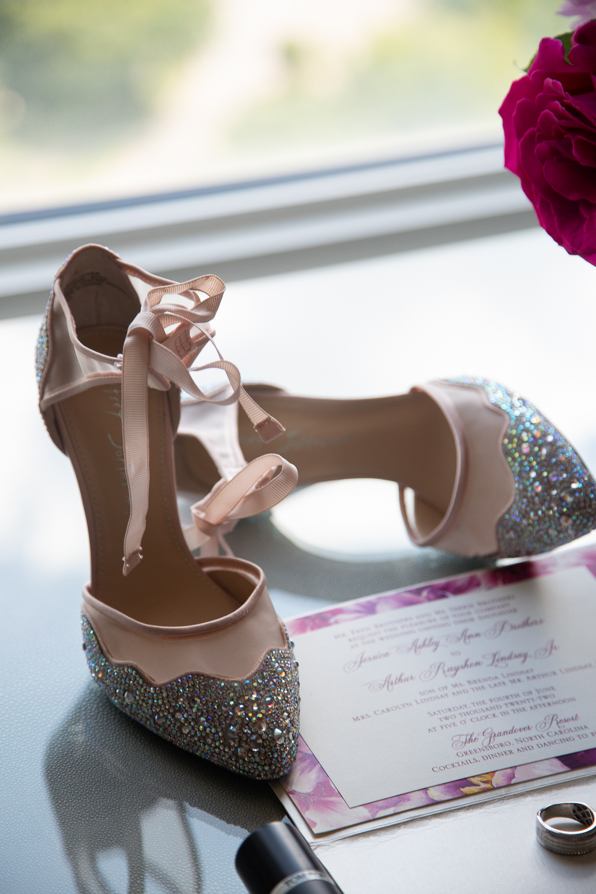 Shoes Jessica and Arthur wedding at Grandover Spa An Event Lady Production North Carolina Wedding Planner